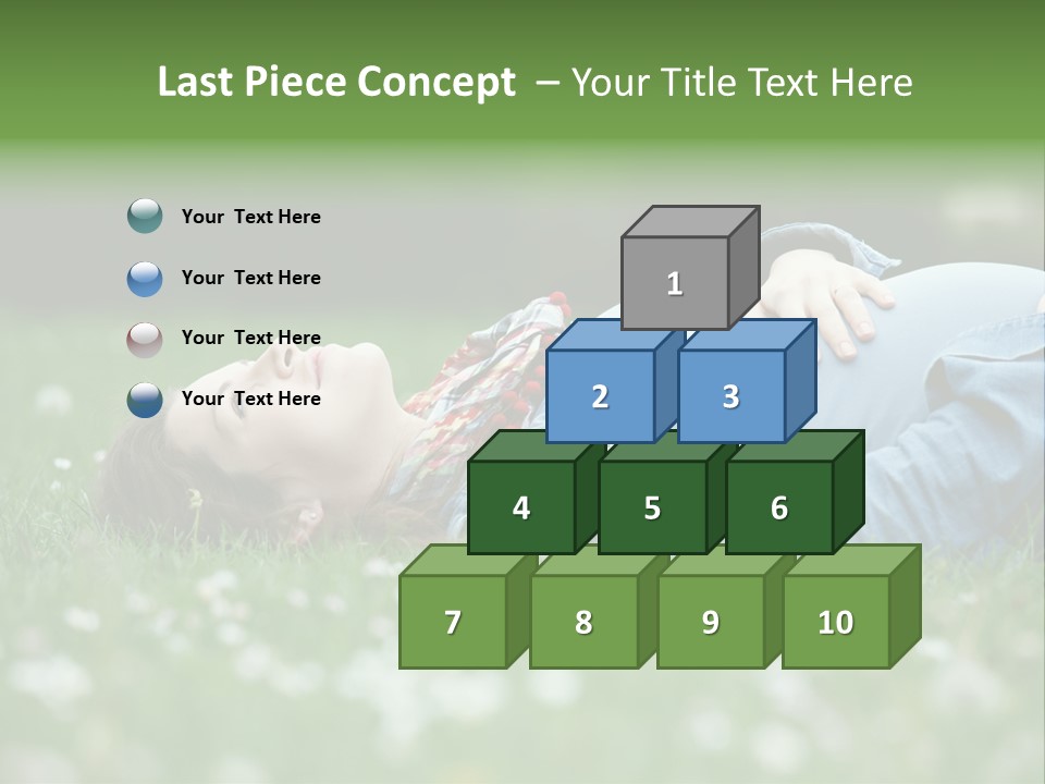 Belly New Life Grass PowerPoint Template