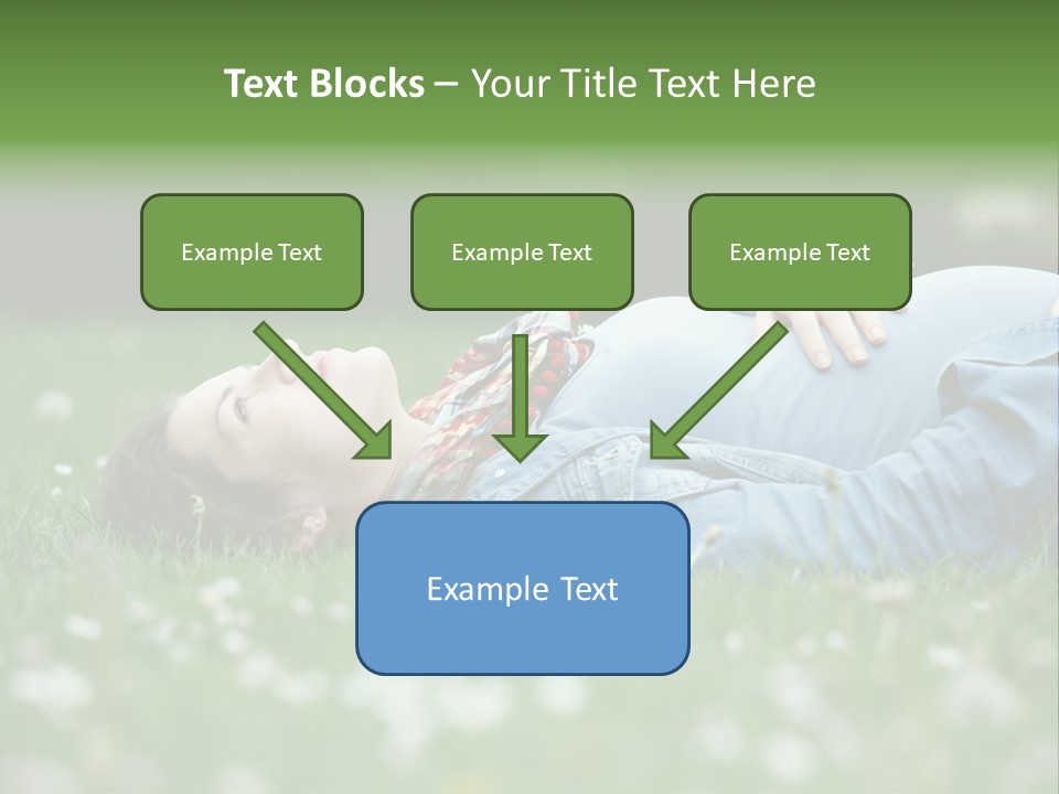 Belly New Life Grass PowerPoint Template