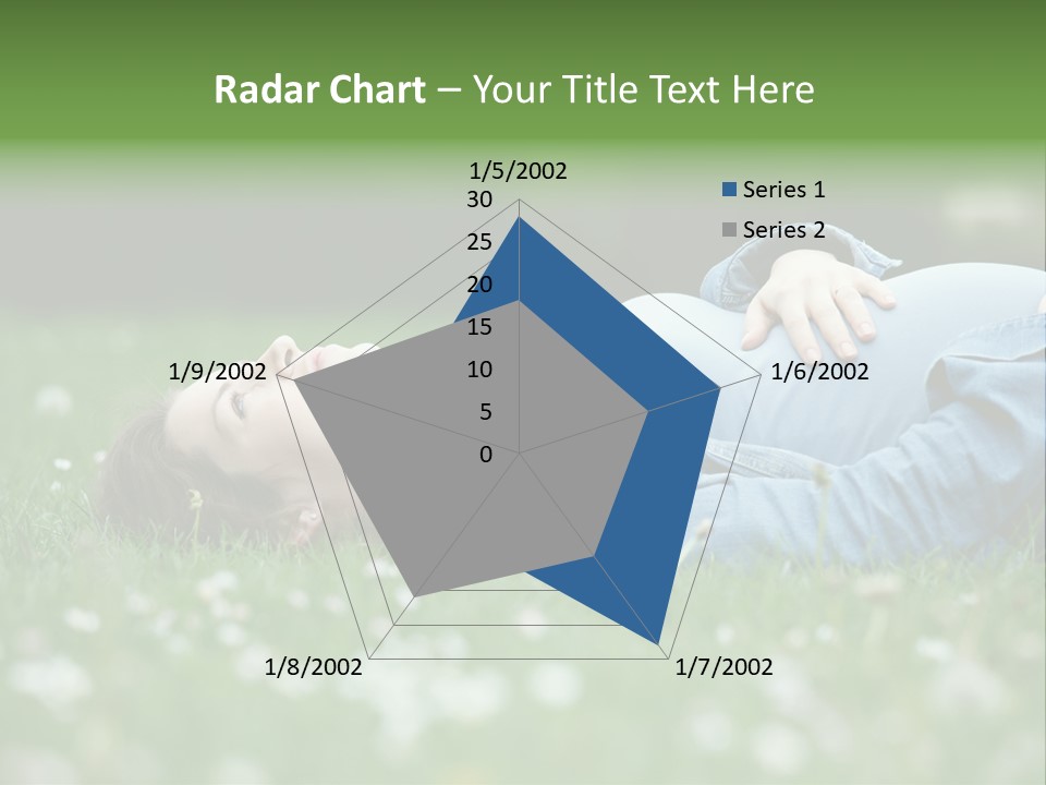 Belly New Life Grass PowerPoint Template