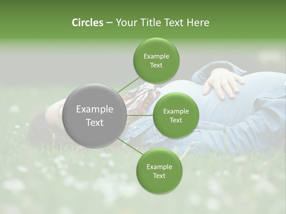 Belly New Life Grass PowerPoint Template