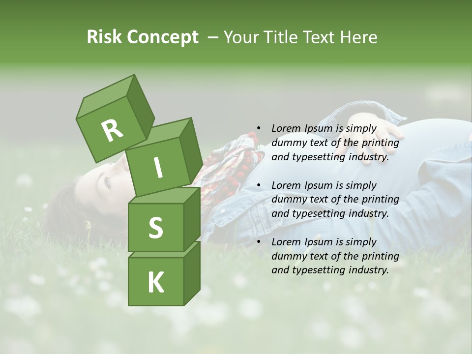 Belly New Life Grass PowerPoint Template