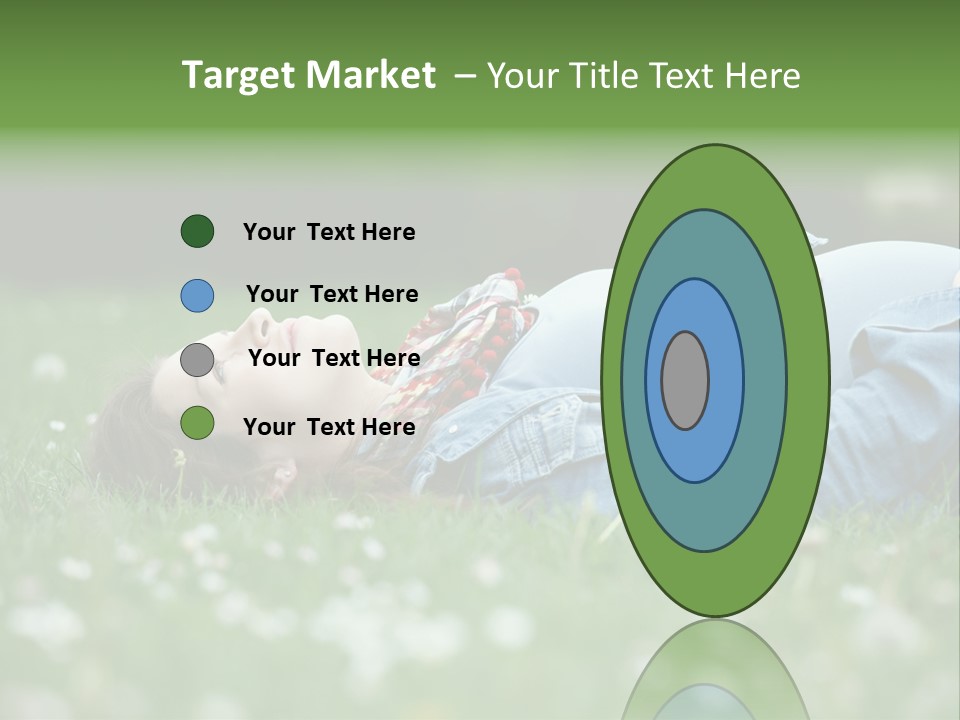 Belly New Life Grass PowerPoint Template