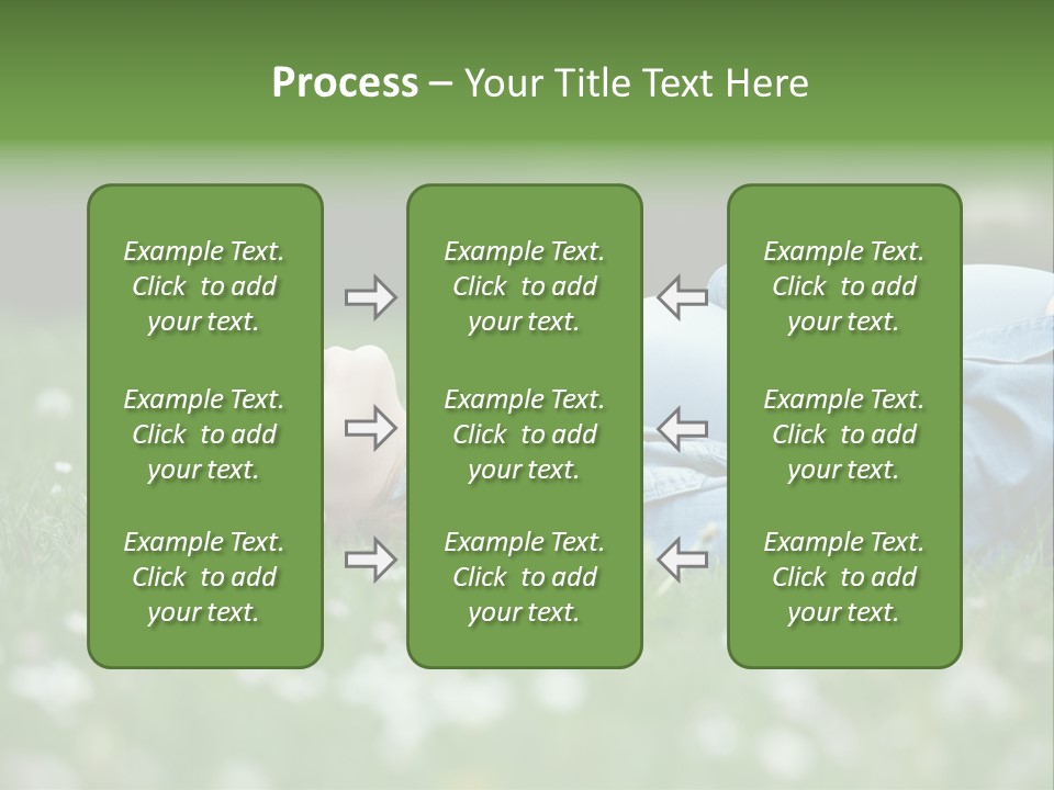 Belly New Life Grass PowerPoint Template