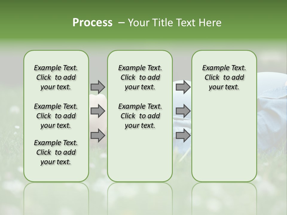 Belly New Life Grass PowerPoint Template