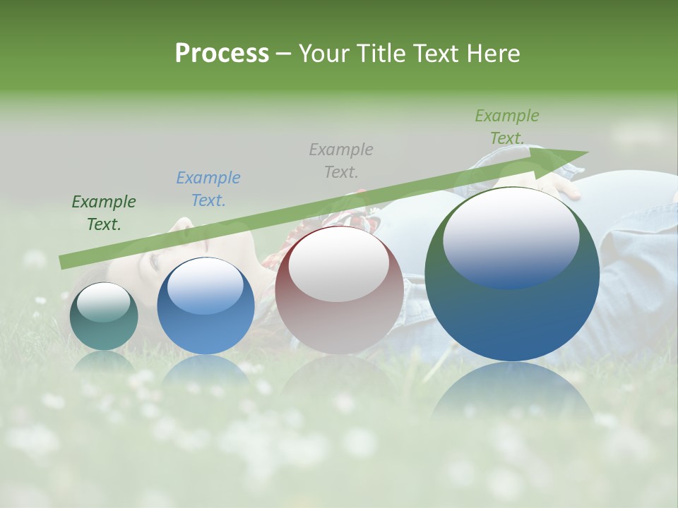 Belly New Life Grass PowerPoint Template