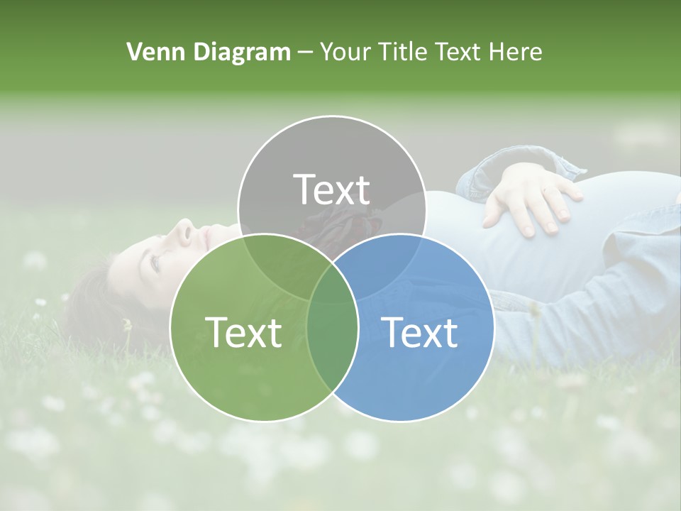 Belly New Life Grass PowerPoint Template