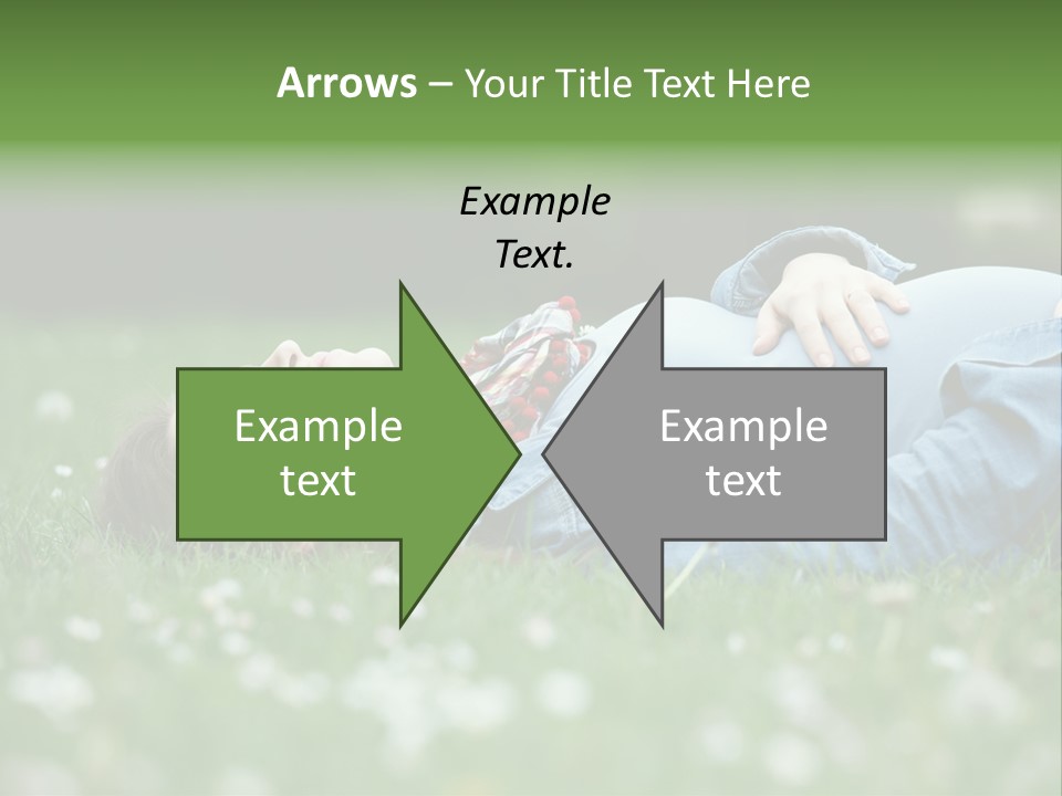 Belly New Life Grass PowerPoint Template