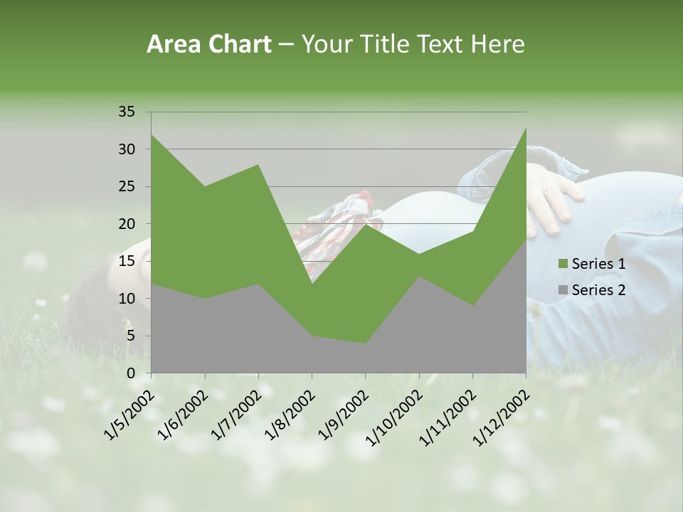 Belly New Life Grass PowerPoint Template