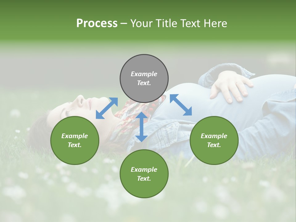 Belly New Life Grass PowerPoint Template