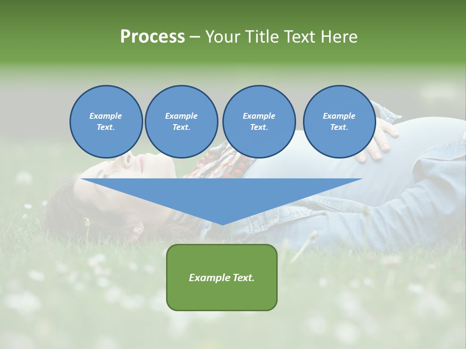 Belly New Life Grass PowerPoint Template