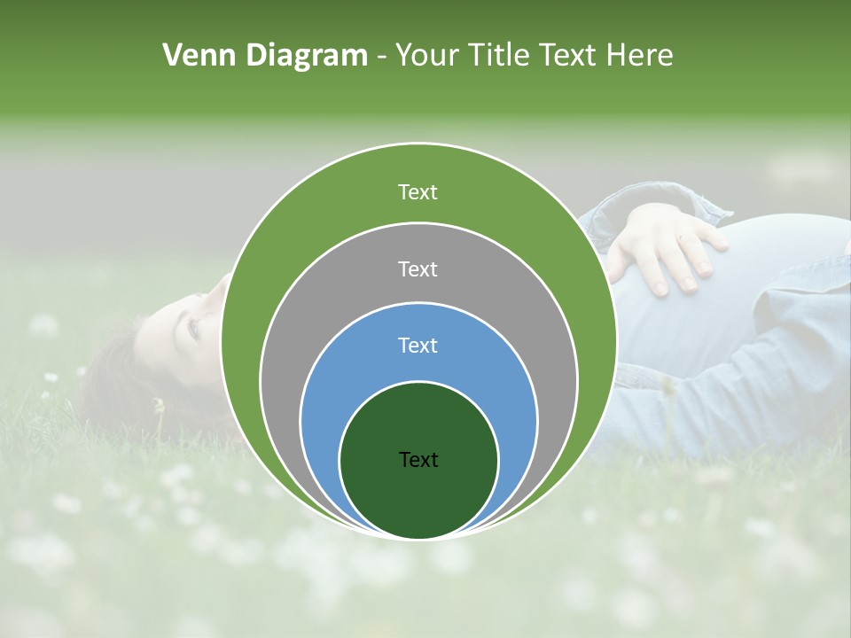 Belly New Life Grass PowerPoint Template