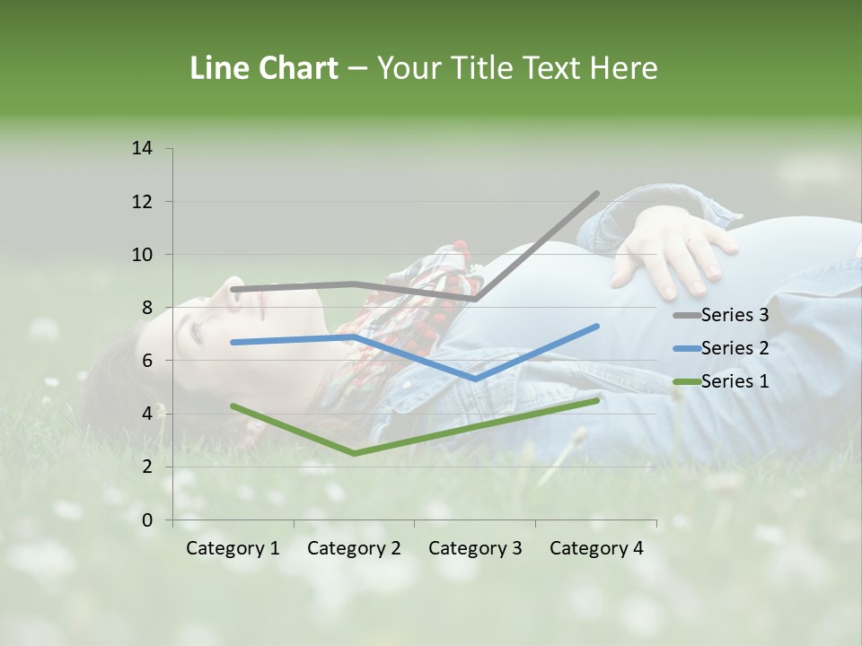 Belly New Life Grass PowerPoint Template