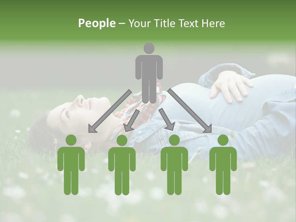 Belly New Life Grass PowerPoint Template