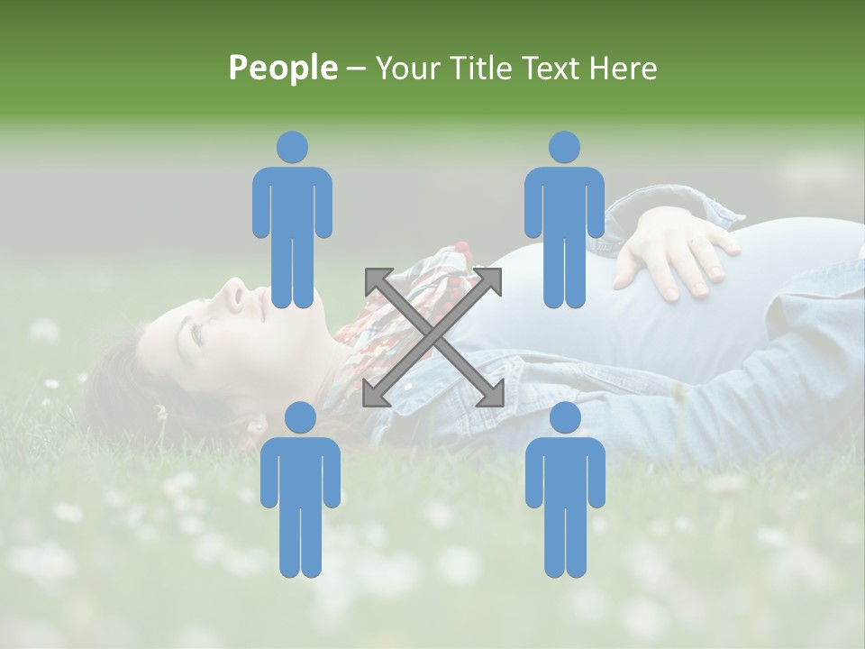 Belly New Life Grass PowerPoint Template