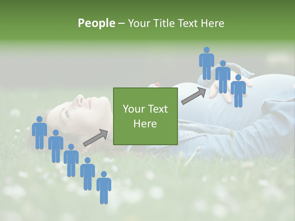 Belly New Life Grass PowerPoint Template