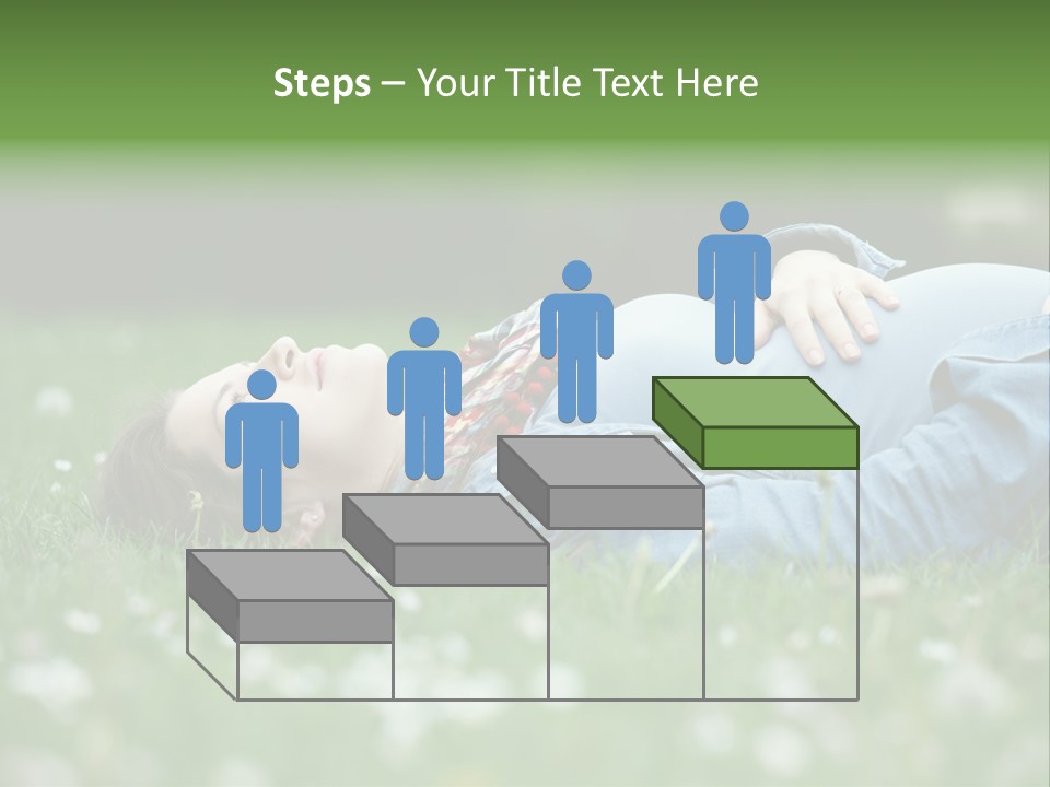 Belly New Life Grass PowerPoint Template