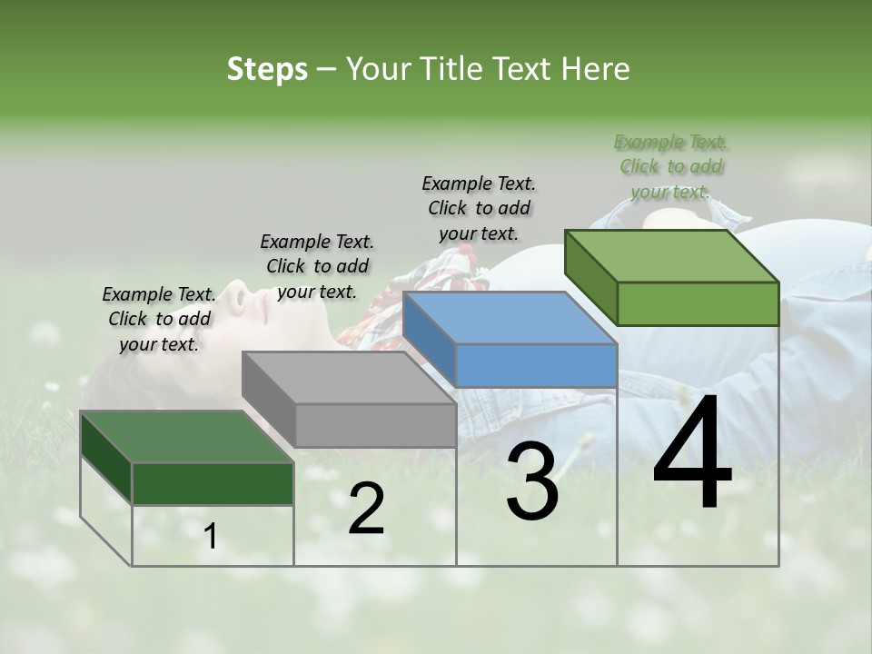 Belly New Life Grass PowerPoint Template