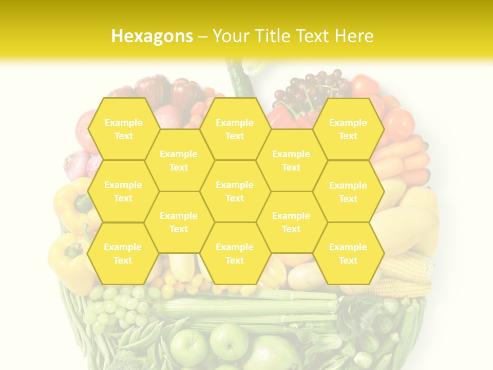 Yellow Potato Isolated PowerPoint Template