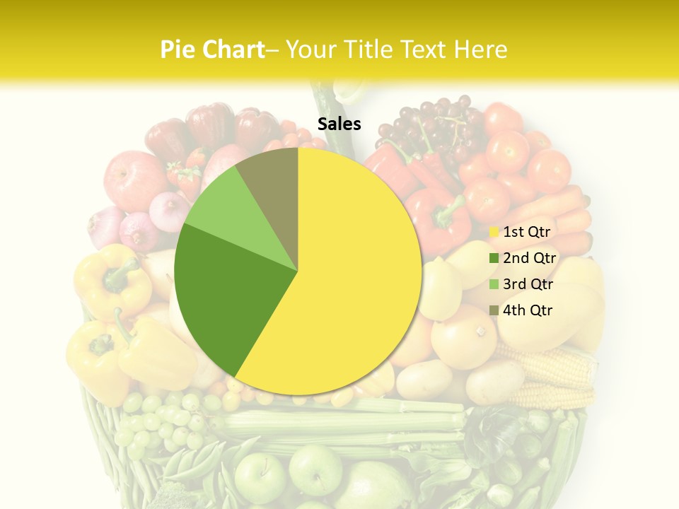 Yellow Potato Isolated PowerPoint Template