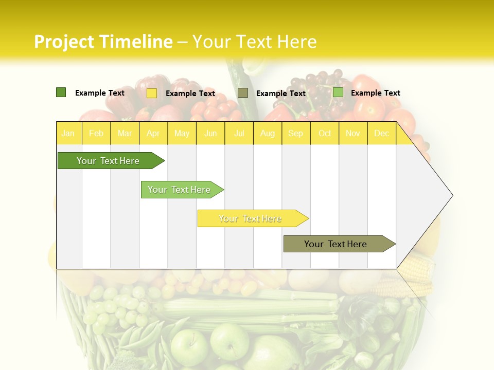 Yellow Potato Isolated PowerPoint Template