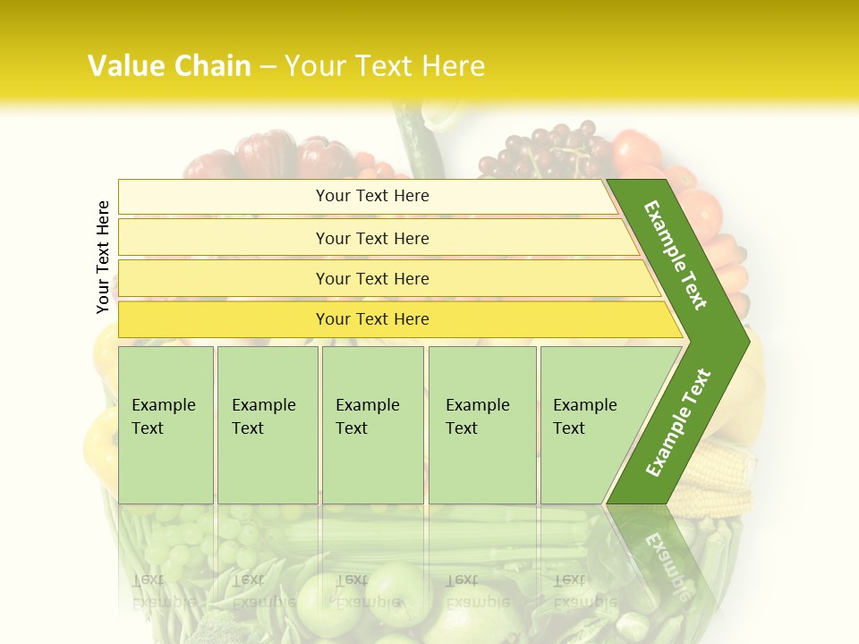 Yellow Potato Isolated PowerPoint Template