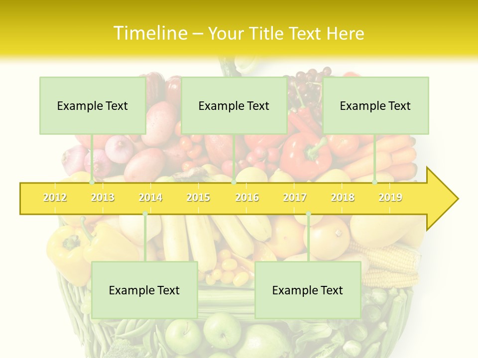 Yellow Potato Isolated PowerPoint Template