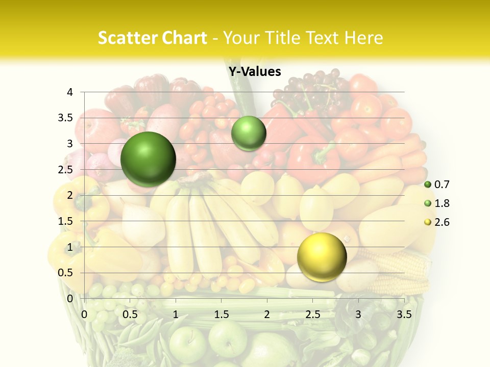 Yellow Potato Isolated PowerPoint Template