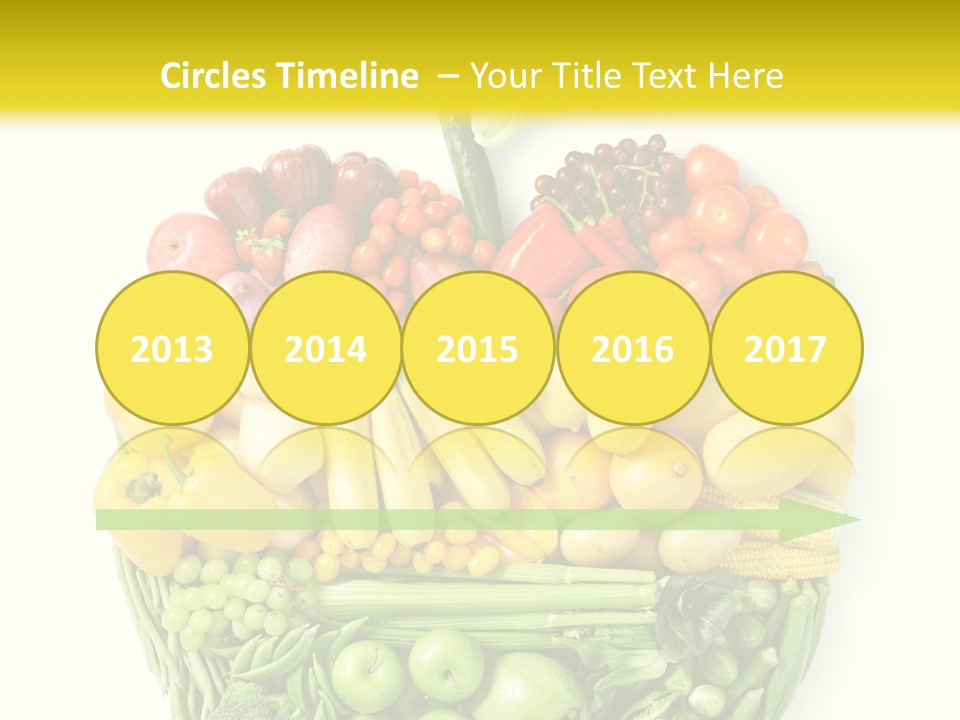 Yellow Potato Isolated PowerPoint Template