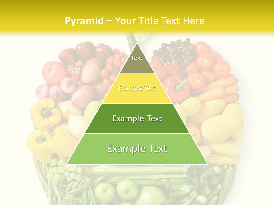 Yellow Potato Isolated PowerPoint Template