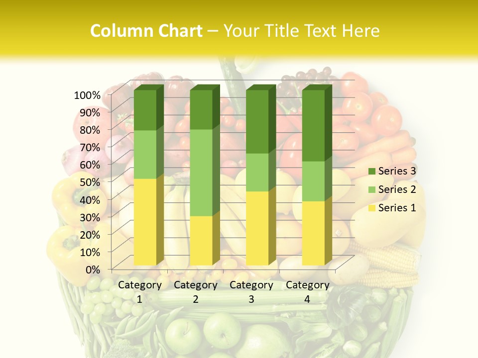 Yellow Potato Isolated PowerPoint Template