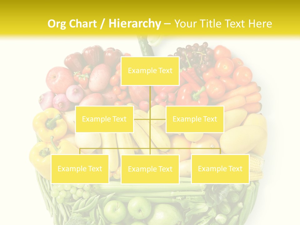 Yellow Potato Isolated PowerPoint Template