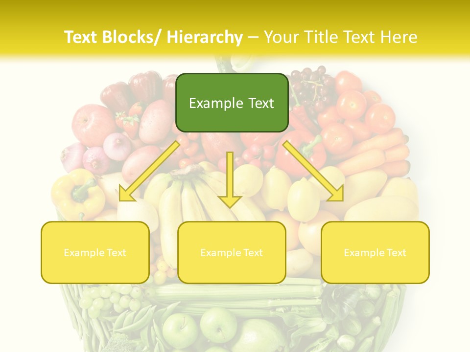Yellow Potato Isolated PowerPoint Template