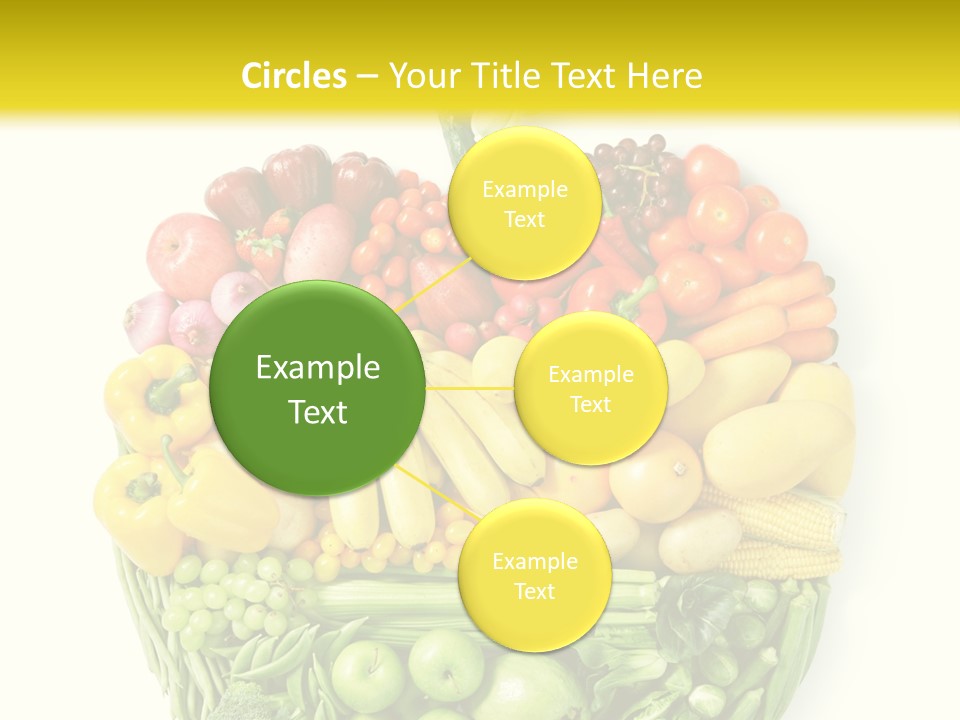 Yellow Potato Isolated PowerPoint Template