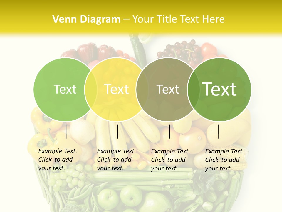 Yellow Potato Isolated PowerPoint Template