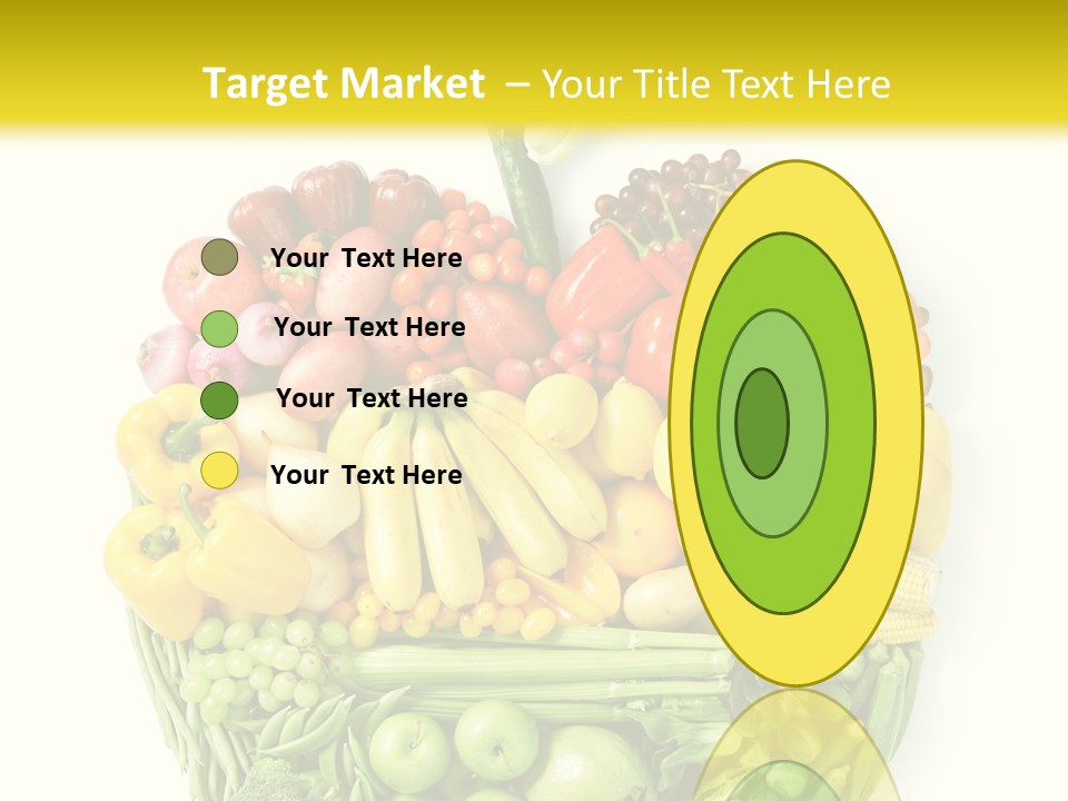 Yellow Potato Isolated PowerPoint Template