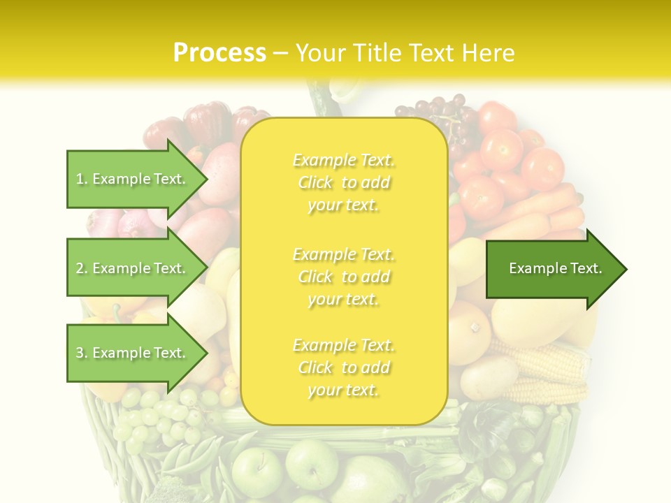 Yellow Potato Isolated PowerPoint Template