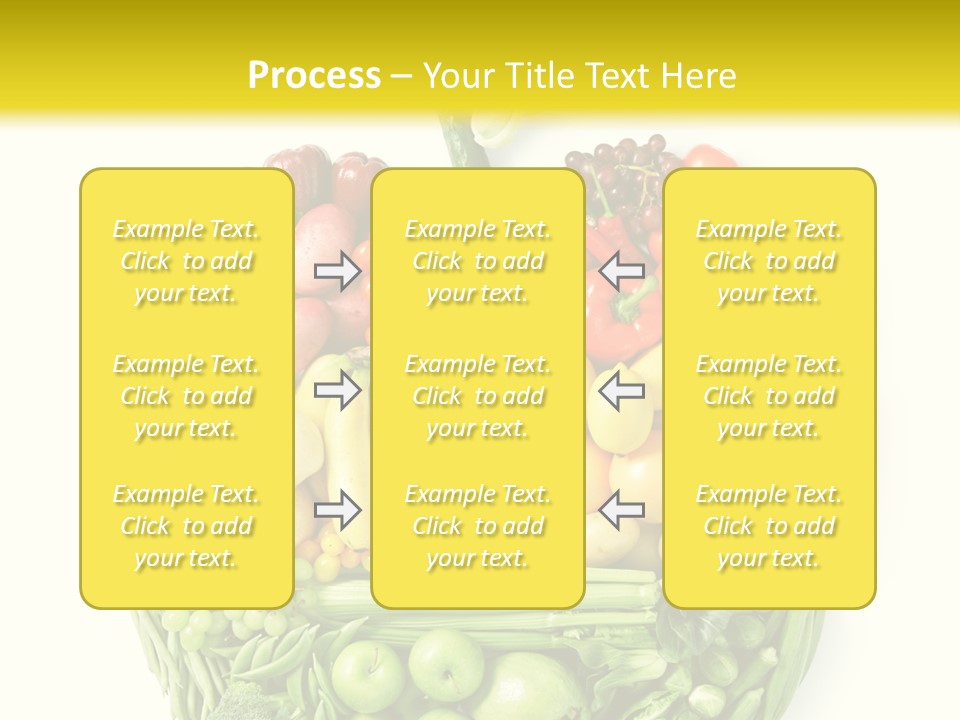 Yellow Potato Isolated PowerPoint Template