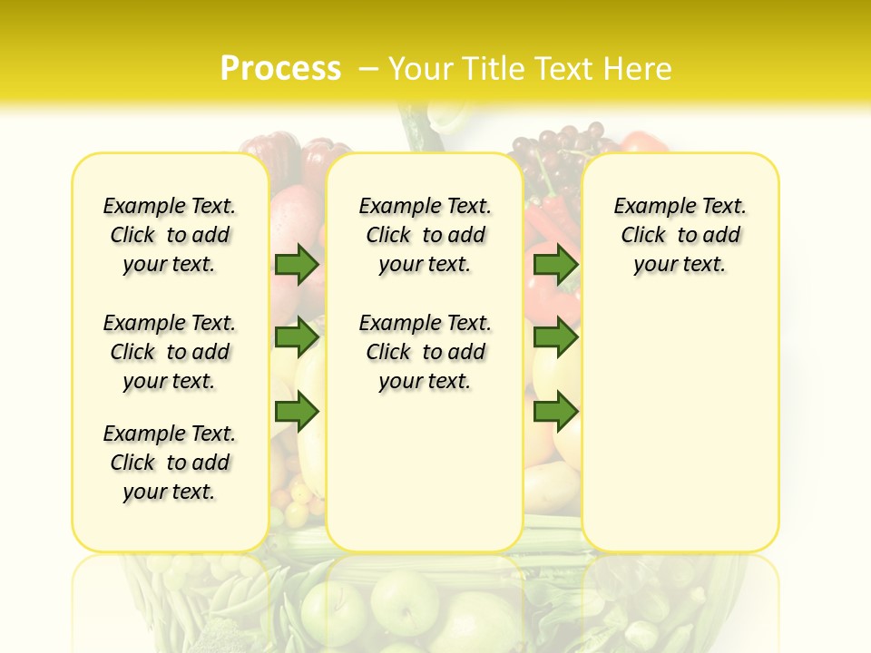 Yellow Potato Isolated PowerPoint Template