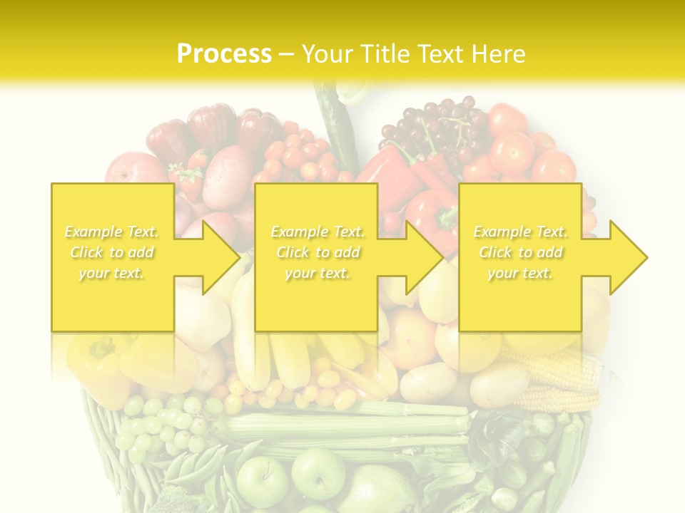Yellow Potato Isolated PowerPoint Template