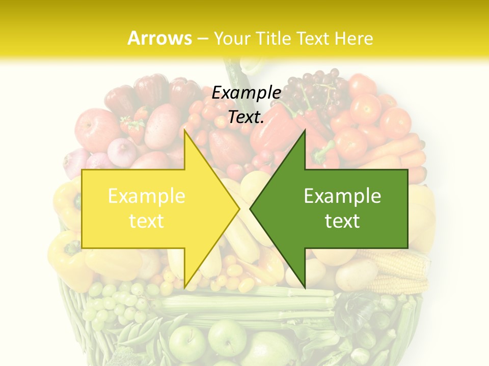 Yellow Potato Isolated PowerPoint Template