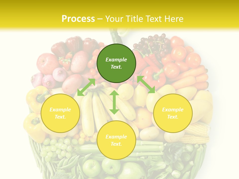 Yellow Potato Isolated PowerPoint Template