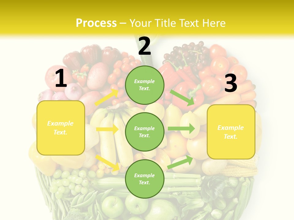 Yellow Potato Isolated PowerPoint Template