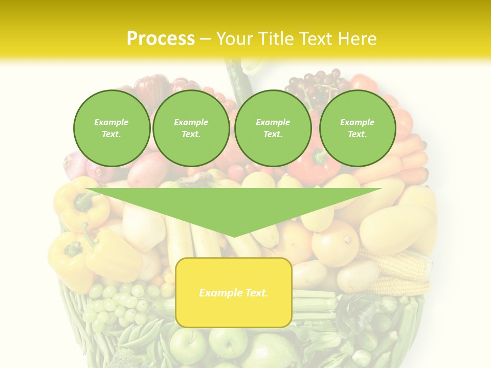 Yellow Potato Isolated PowerPoint Template