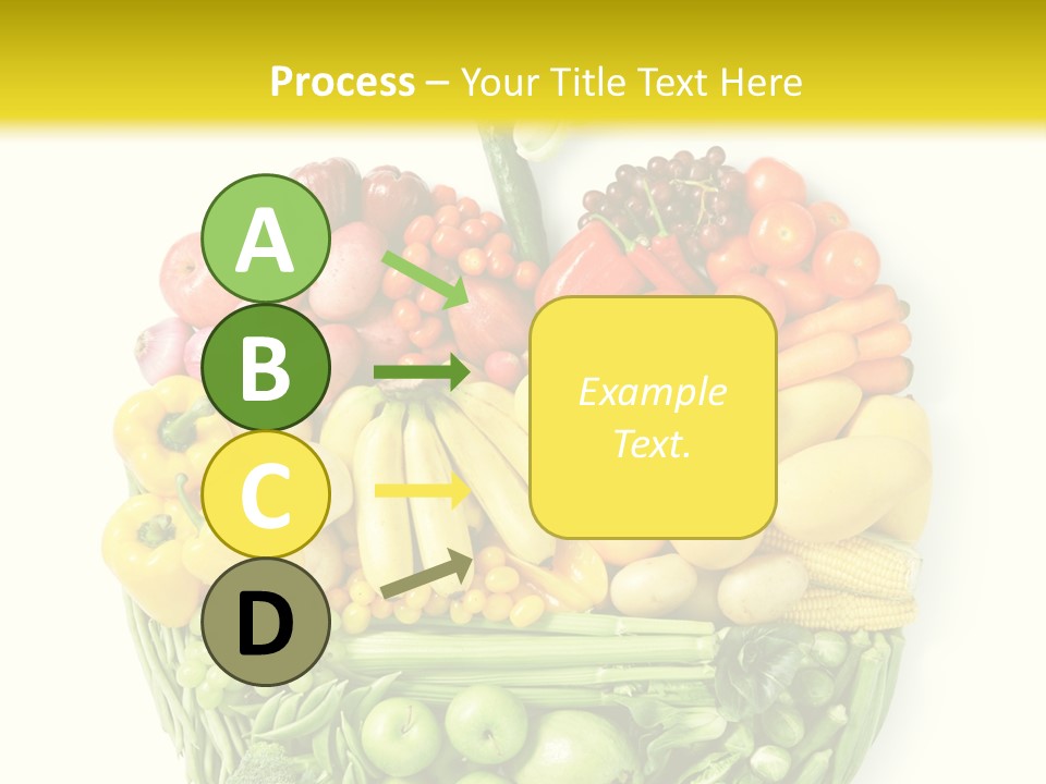 Yellow Potato Isolated PowerPoint Template