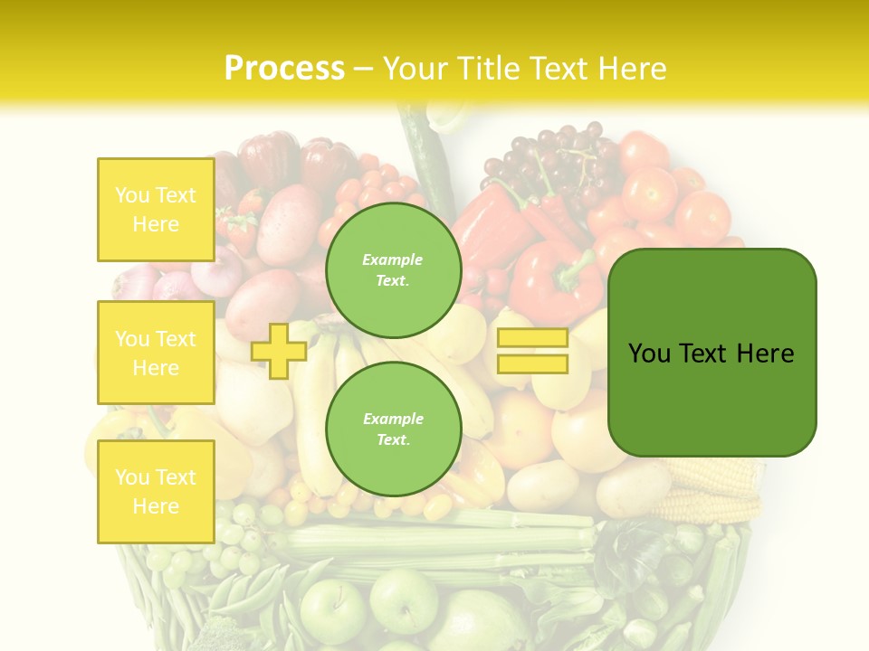 Yellow Potato Isolated PowerPoint Template