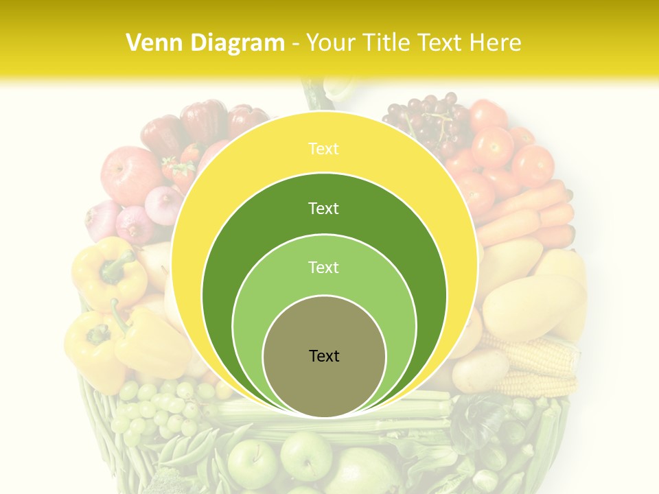 Yellow Potato Isolated PowerPoint Template