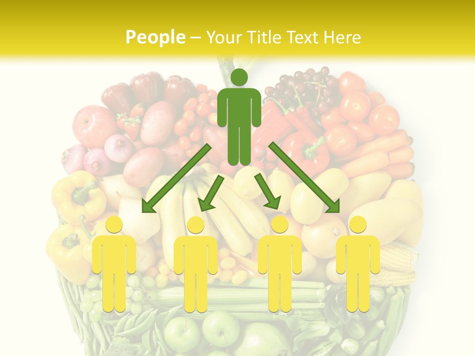 Yellow Potato Isolated PowerPoint Template