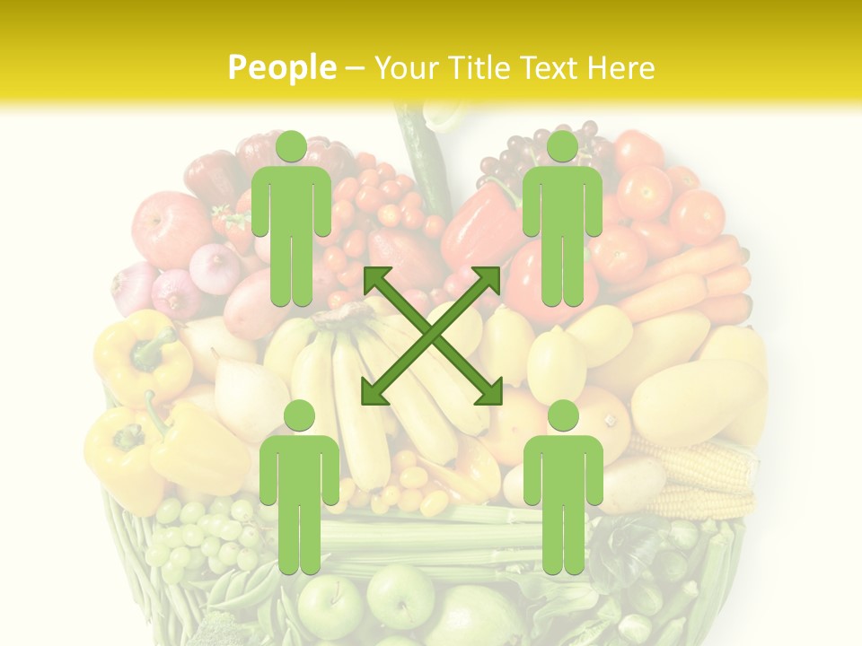 Yellow Potato Isolated PowerPoint Template