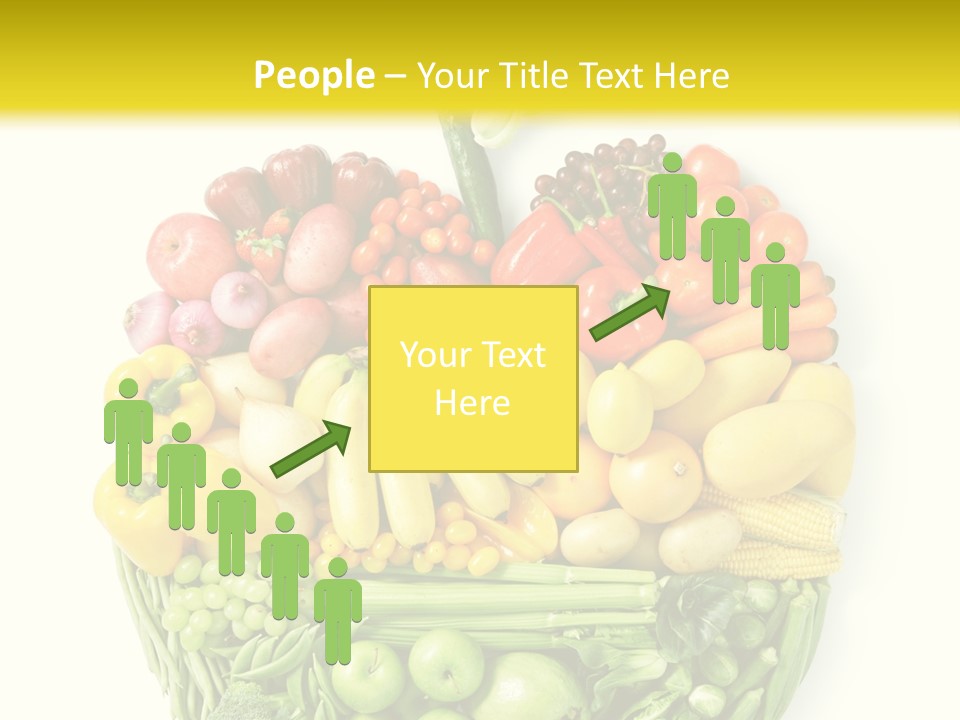 Yellow Potato Isolated PowerPoint Template