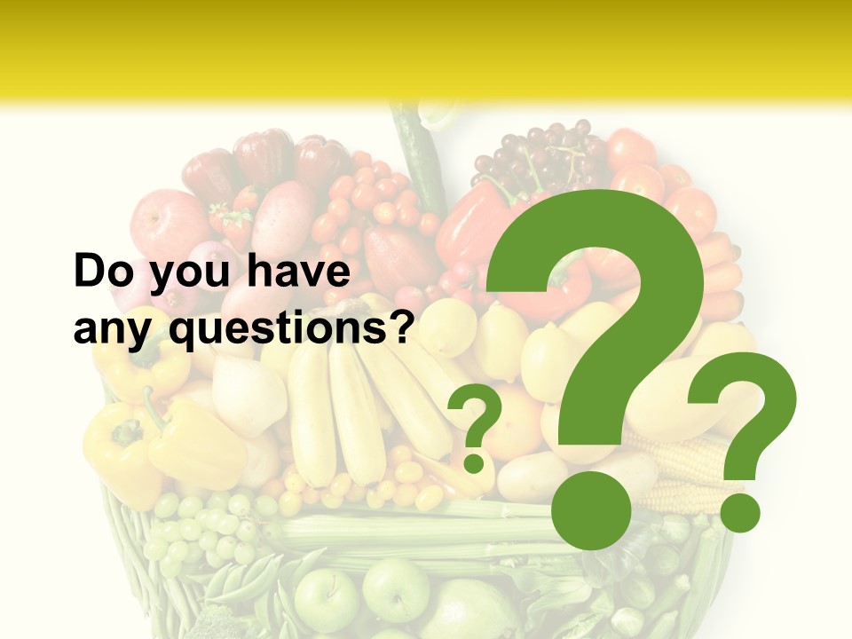 Yellow Potato Isolated PowerPoint Template